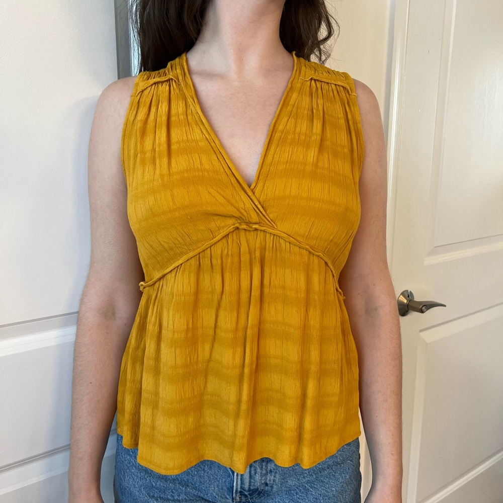 Lucky Brand Yellow Tank